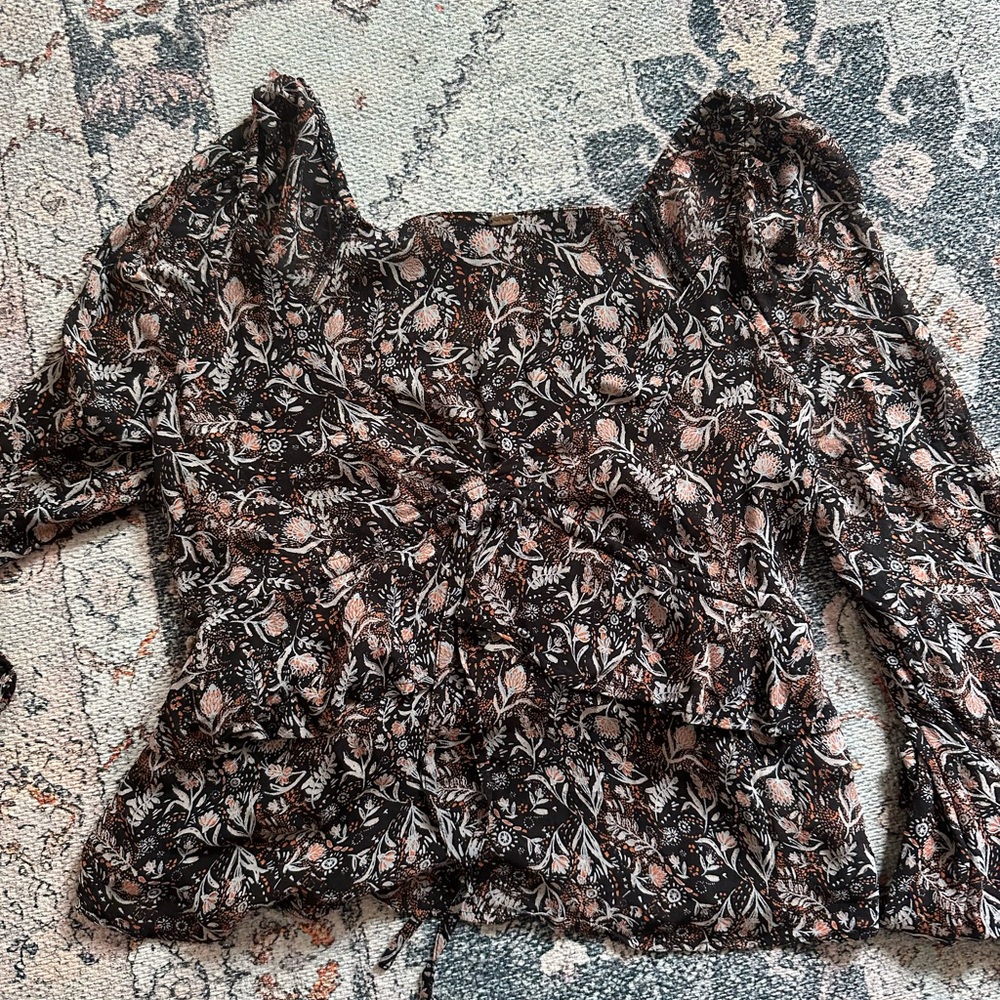 Floral Print Women's Top